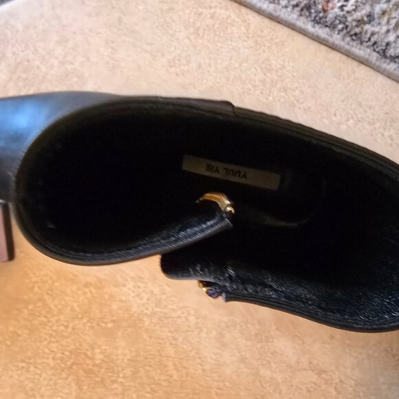 Yuul yie black leather ankle boots - Picture 7 of 7